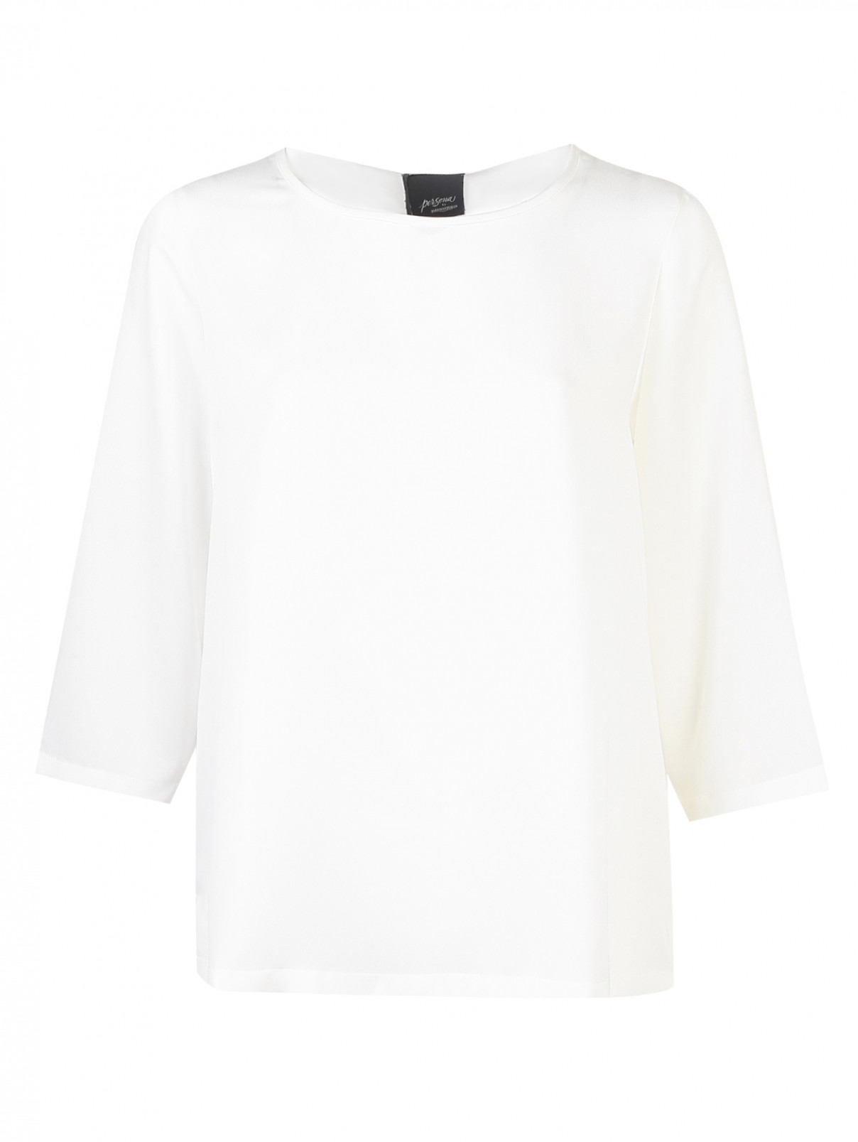 Блуза с рукавом 3/4 Persona by Marina Rinaldi  –  Общий вид  – Цвет:  Белый