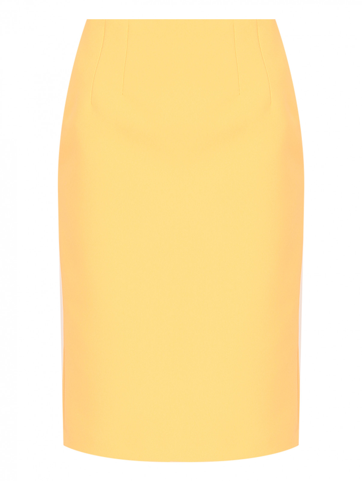 Юбка-карандаш на молнии Max&Co  –  Общий вид  – Цвет:  Оранжевый