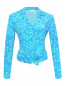Блуза с узором на пуговицах Suncoo  –  Общий вид
