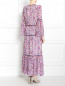 Платье-макси с цветочным узором Juicy Couture  –  Модель Верх-Низ1