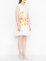 Платье из вискозы с цветочным узором Giambattista Valli  –  МодельВерхНиз