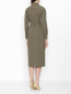 Платье на пуговицах с поясом Weekend Max Mara  –  МодельВерхНиз1