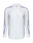 Блуза из вискозы, прямого кроя Calvin Klein  –  Общий вид