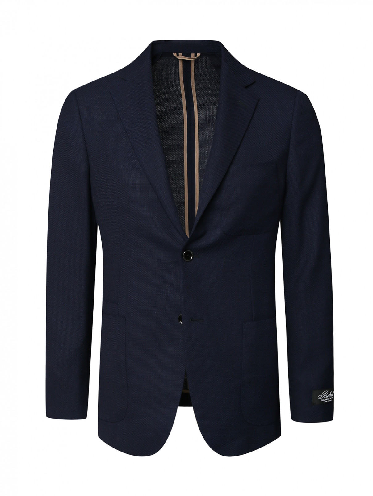 Пиджак из фактурной шерсти Belvest  –  Общий вид