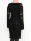 Легкое вязаное платье из вискозы и льна Jean Paul Gaultier  –  Модель Верх-Низ1