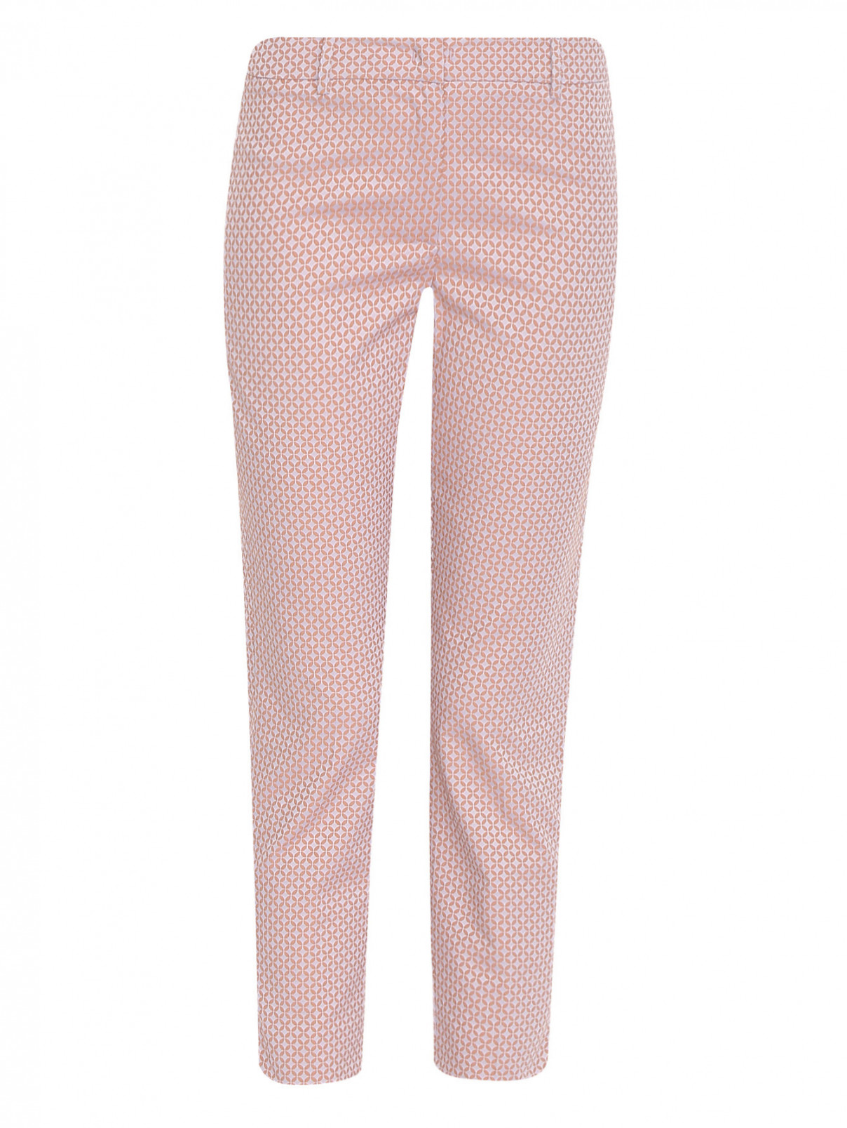 Укороченные брюки с узором PennyBlack  –  Общий вид  – Цвет:  Узор