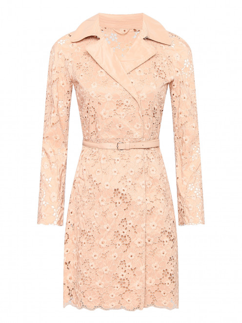 Плащ из кружева с поясом Ermanno Scervino - Общий вид