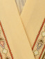 Накидка из шелка с узором из коллекции defile Etro  –  Деталь