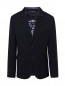 Пиджик классический из шерсти с логотипом Givenchy  –  Общий вид