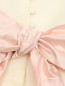 Платье из органзы с контрастным поясом-бантом Nicki Macfarlane  –  Деталь