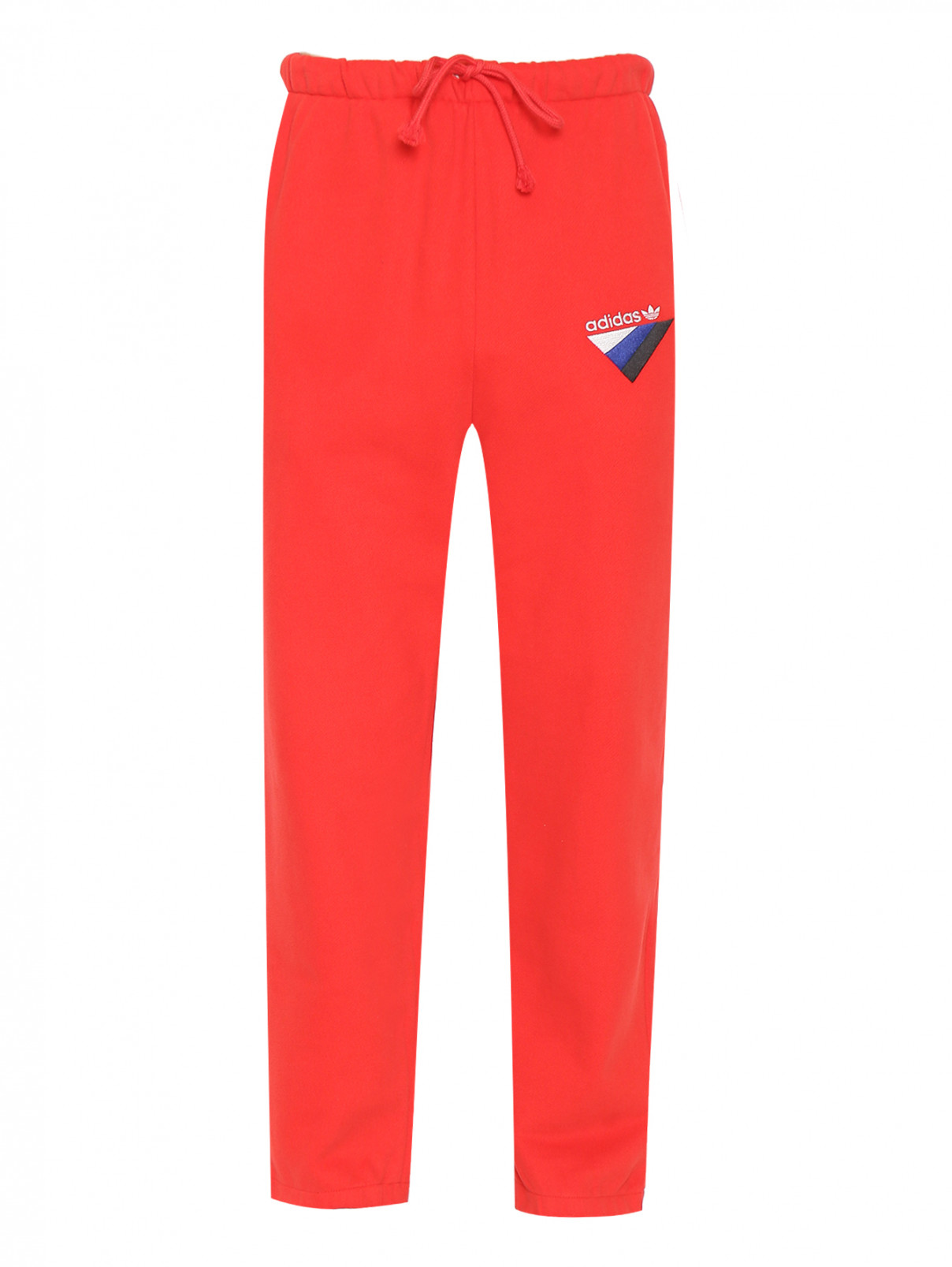Трикотажные брюки с логотипом Adidas Originals  –  Общий вид