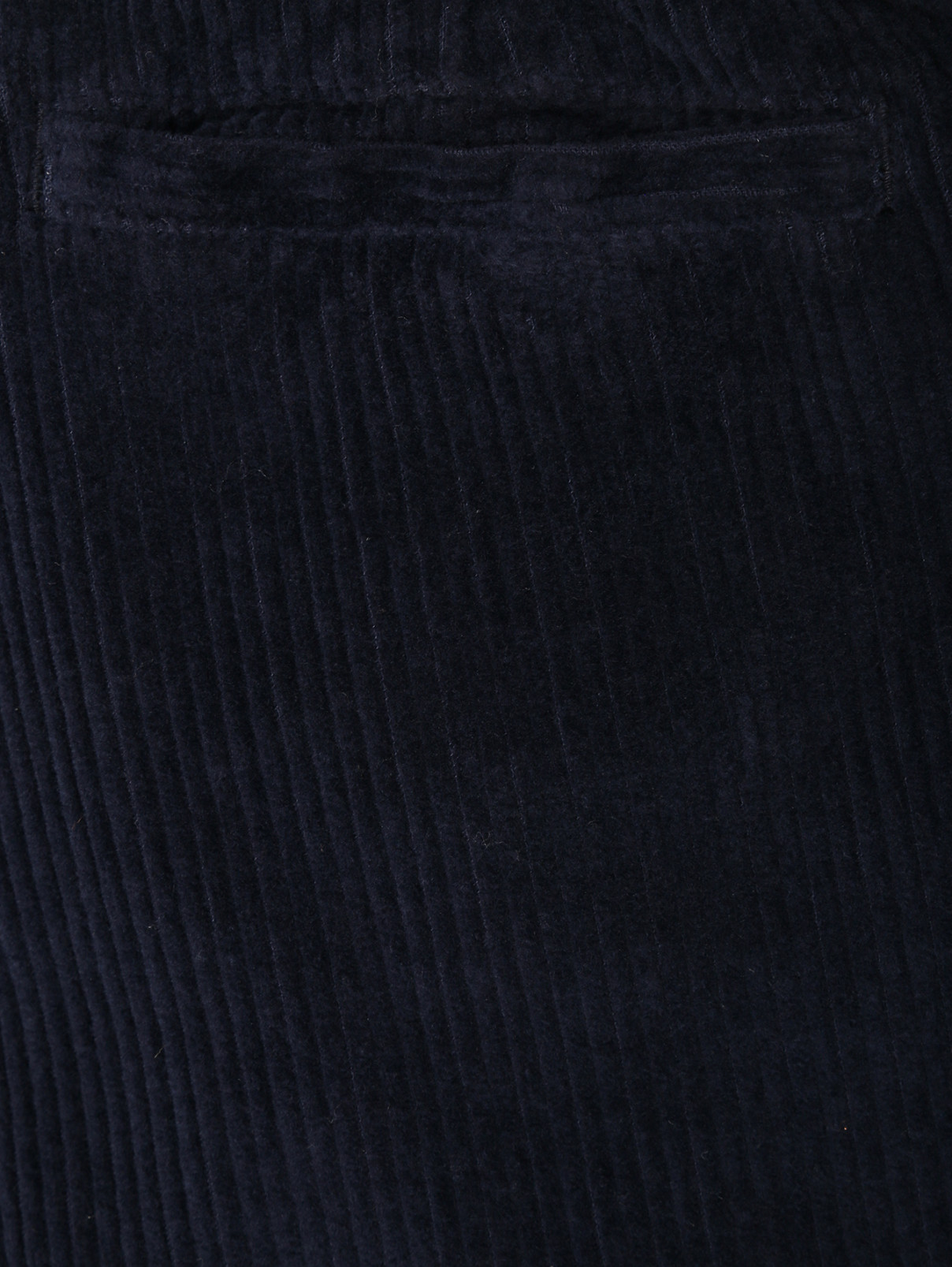 Прямые брюки из крупного вельвета Il Gufo  –  Деталь  – Цвет:  Синий