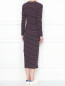 Платье из хлопка с узором "полоска" Juicy Couture  –  МодельВерхНиз1
