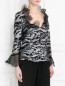 Блуза декорированная пайетками Mariella Burani  –  Модель Верх-Низ