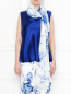 Широкий шарф с цветочным узором Marina Rinaldi  –  МодельВерхНиз