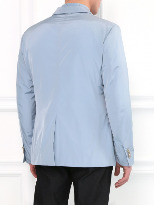Однобортный пиджак с боковыми карманами - Модель Верх-Низ1