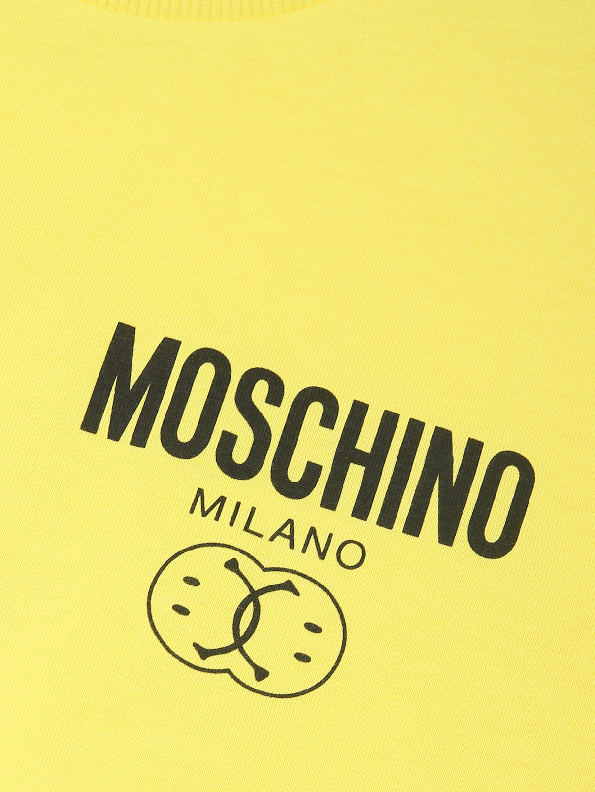 Костюм из хлопка с принтом Moschino  –  Деталь  – Цвет:  Желтый