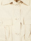 Хлопковое платье с узором "полоска", поясом и боковыми карманами Jean Paul Gaultier  –  Деталь