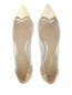 Туфли из лаковой кожи с контрастной отделкой на низком каблуке Nicholas Kirkwood  –  Обтравка4