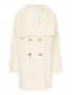 Двубортное пальто из шерсти альпаки и шелка Max Mara  –  Общий вид