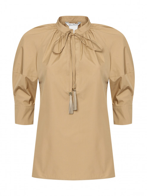Блуза из хлопка свободного кроя Max Mara - Общий вид