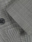Двубортное пальто из шерсти с узором "клетка" и накладными карманами Max Mara  –  Деталь1