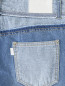 Укороченные джинсы из светлого денима Sjyp  –  Деталь