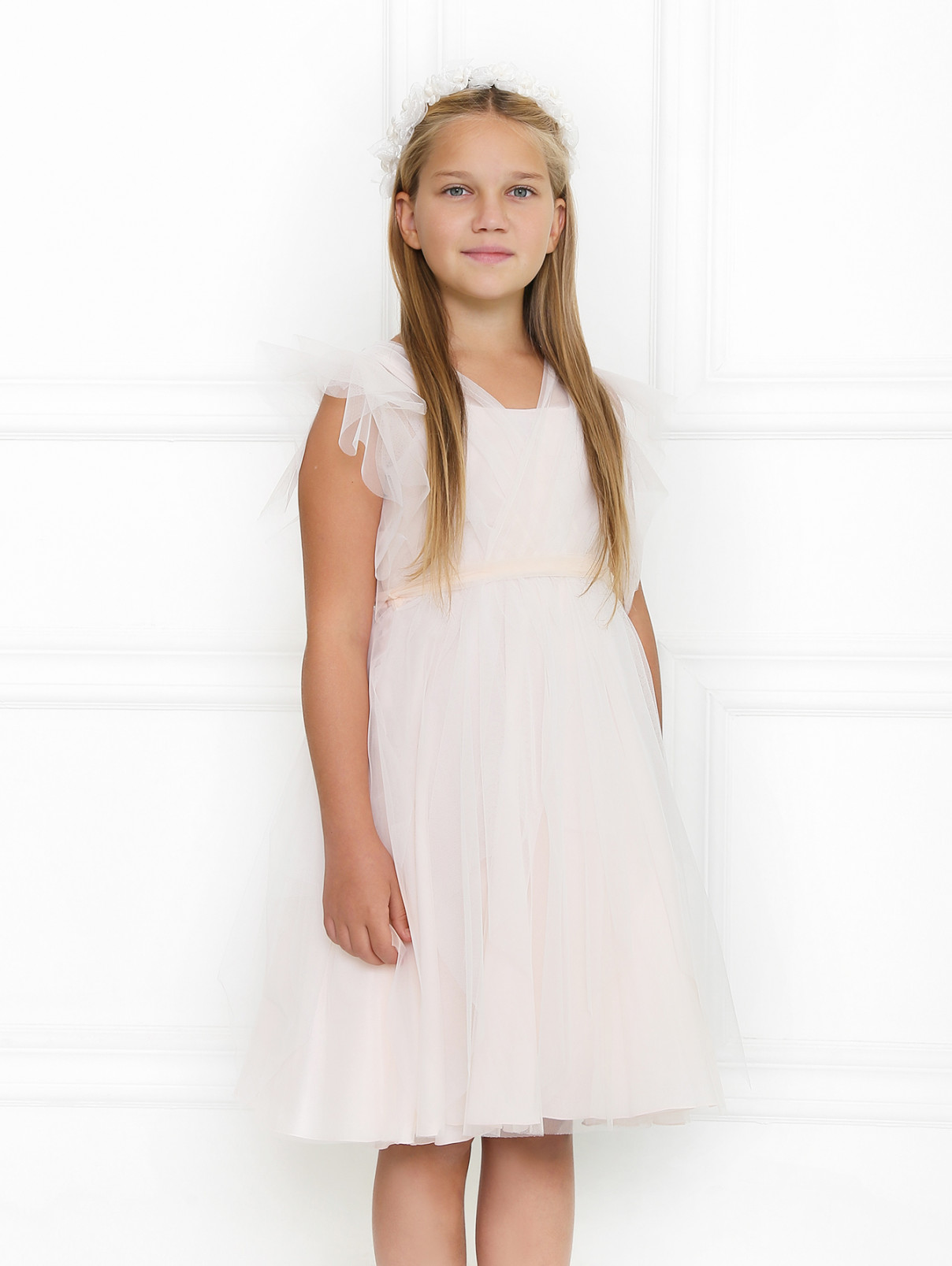 Платье с пышной юбкой Aletta Couture  –  МодельВерхНиз  – Цвет:  Розовый