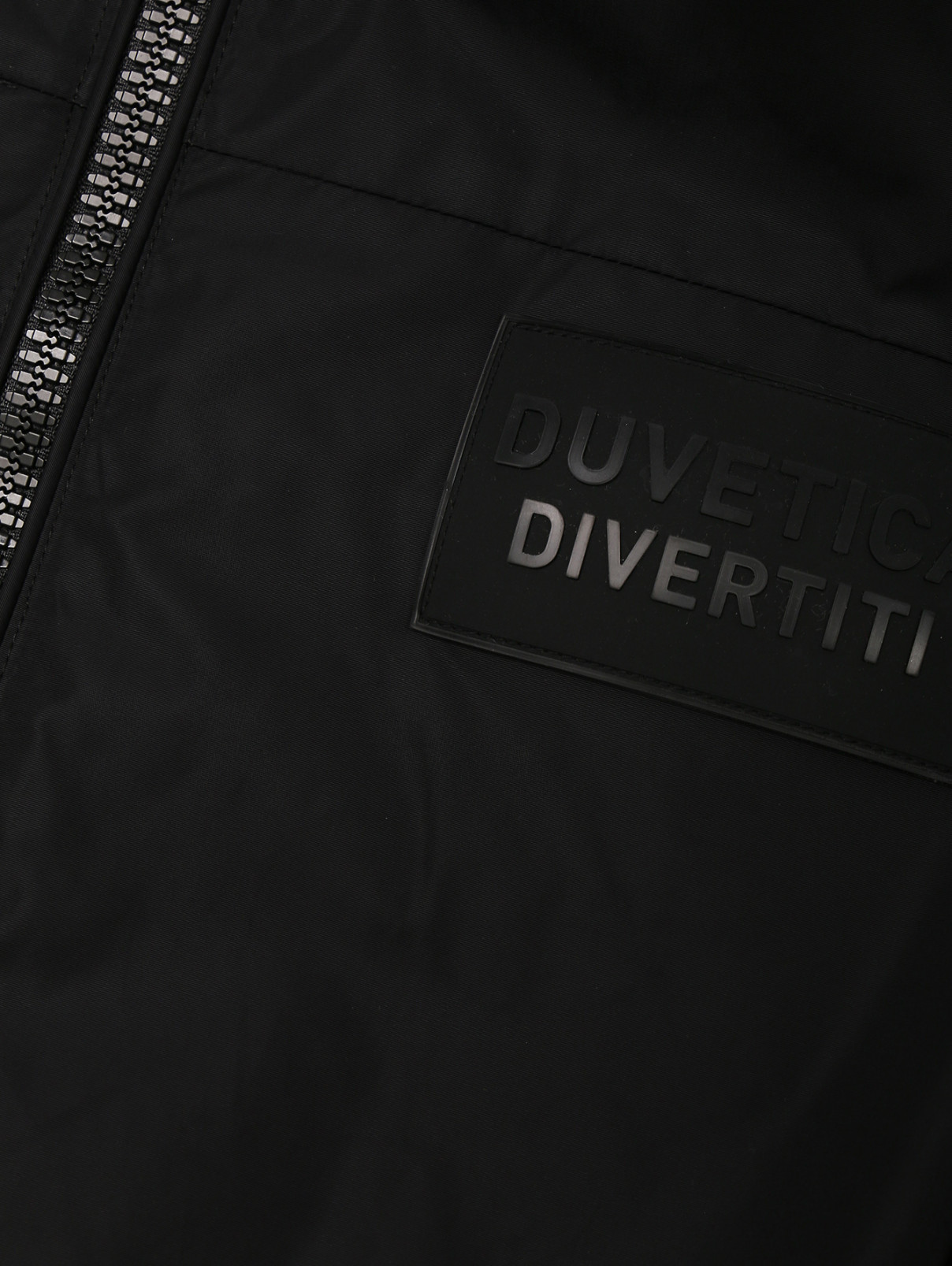 Куртка на молнии с капюшоном Duvetica  –  Деталь  – Цвет:  Черный