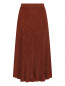 Трикотажная юбка-миди с люрексом Max&Co  –  Общий вид