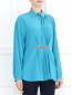 Удлиненная блуза из шелка Barbara Bui  –  Модель Верх-Низ