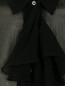 Блуза из хлопка и шелка с воланом Jean Paul Gaultier  –  Деталь