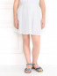 Кружевная юбка из хлопка Dior  –  Модель Верх-Низ