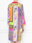 Платье из шелка с узором "пейсли" Etro  –  МодельВерхНиз1