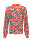Блуза из вискозы с цветочным узором Essentiel Antwerp  –  Общий вид