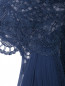 Платье-макси из смесового шелка с кружевом Zuhair Murad  –  Деталь1