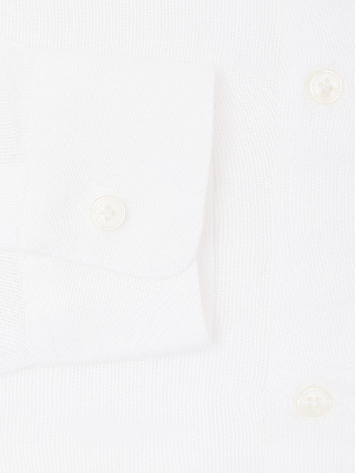 Рубашка с длинным рукавом и карманом Aspesi  –  Деталь1  – Цвет:  Белый
