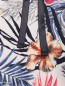 Свитшот из смесового хлопка с цветочным узором Comma  –  Деталь1
