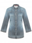 Блуза с узором на кнопках Marina Rinaldi  –  Общий вид