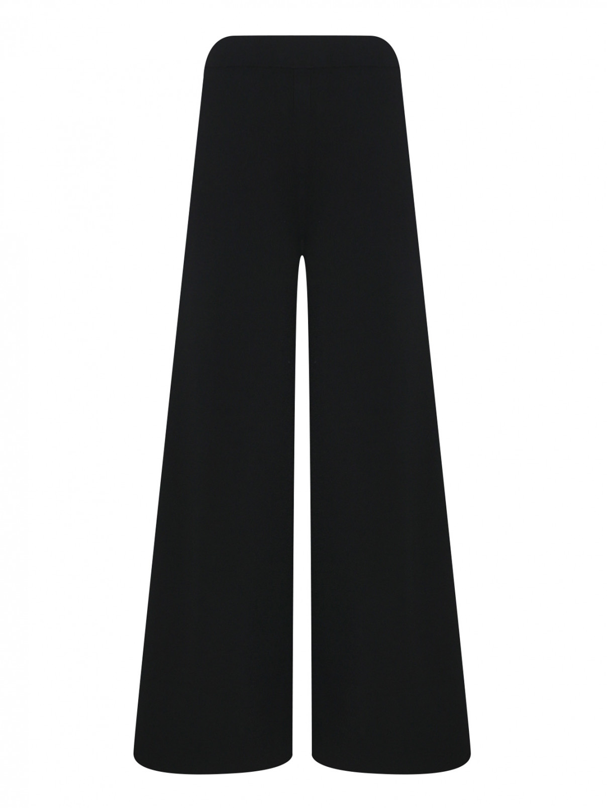 Трикотажные брюки на резинке Theory  –  Общий вид  – Цвет:  Черный