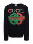 Свитшот хлопковый с принтом Gucci  –  Общий вид