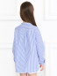 Блуза из хлопка свободного кроя с узором "полоска" Ermanno Scervino Junior  –  МодельВерхНиз1
