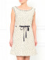 Твидовое мини-платье на завязках Moschino  –  Модель Верх-Низ