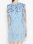 Платье из шелка с цветочным узором Saloni  –  МодельВерхНиз1