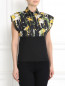 Блуза из хлопка с узором Jean Paul Gaultier  –  Модель Верх-Низ