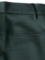 Узкие эластичные брюки с высокой посадкой и боковыми карманами Jil Sander  –  Деталь