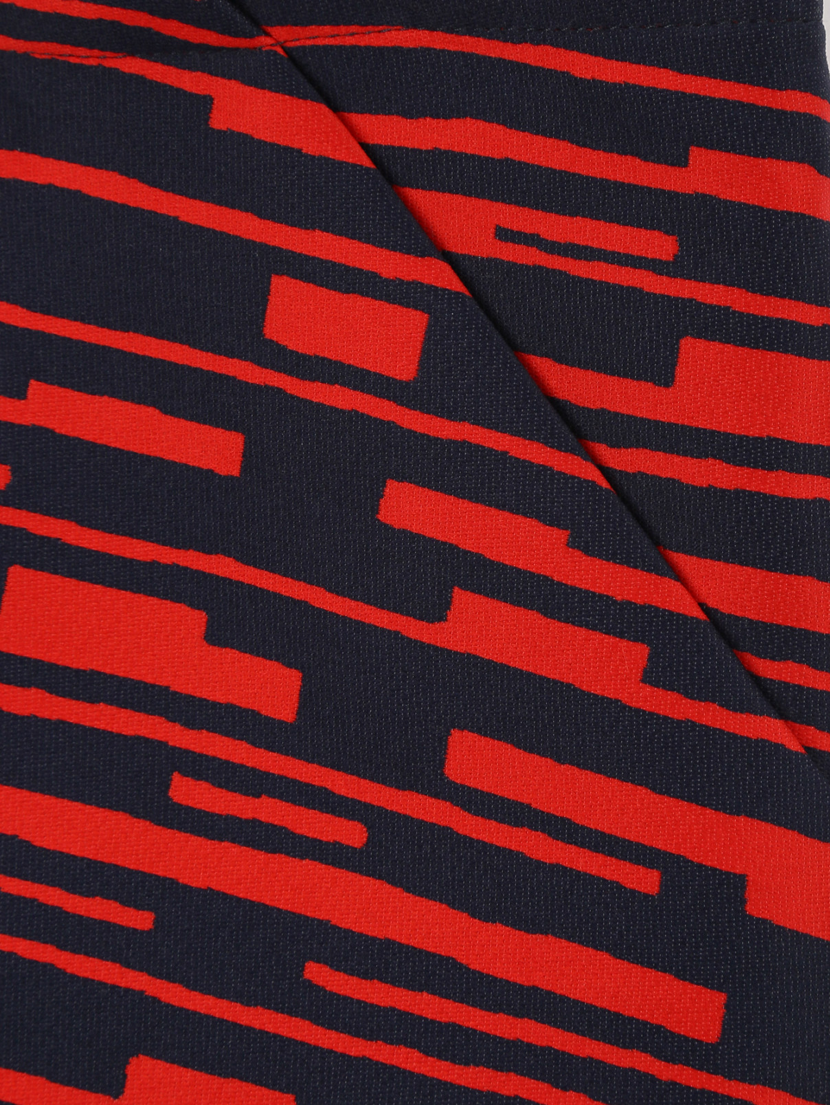 Широкие шорты с узором Jil Sander Navy  –  Деталь  – Цвет:  Узор