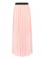 Трикотажная плиссированная юбка на резинке Sportmax Code  –  Общий вид