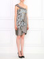 Мини-платье из шелка с цветочным узором Antonio Marras  –  Модель Общий вид