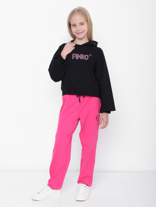 Толстовка с капюшоном и логотипом Pinko - МодельОбщийВид